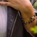 Obsidian bracelet