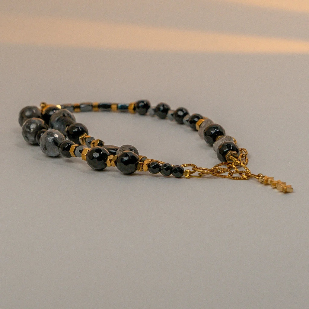 Obsidian bracelet