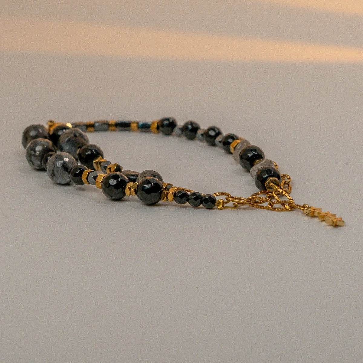 Obsidian bracelet