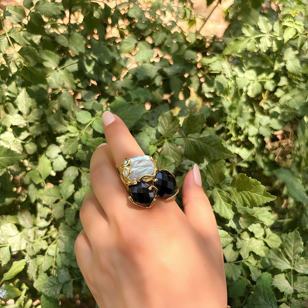 Black Pearl Ring