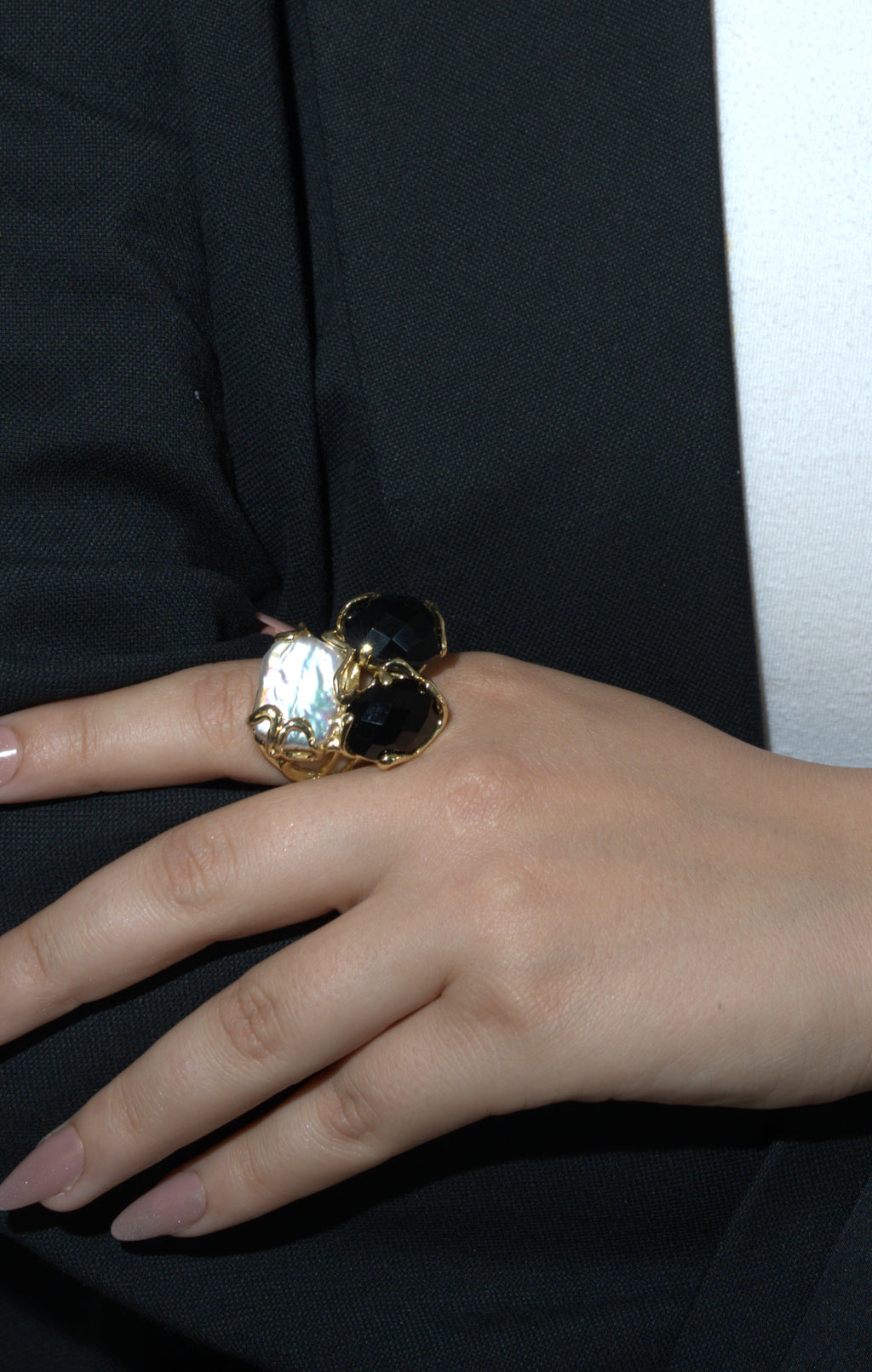 Black Pearl Ring