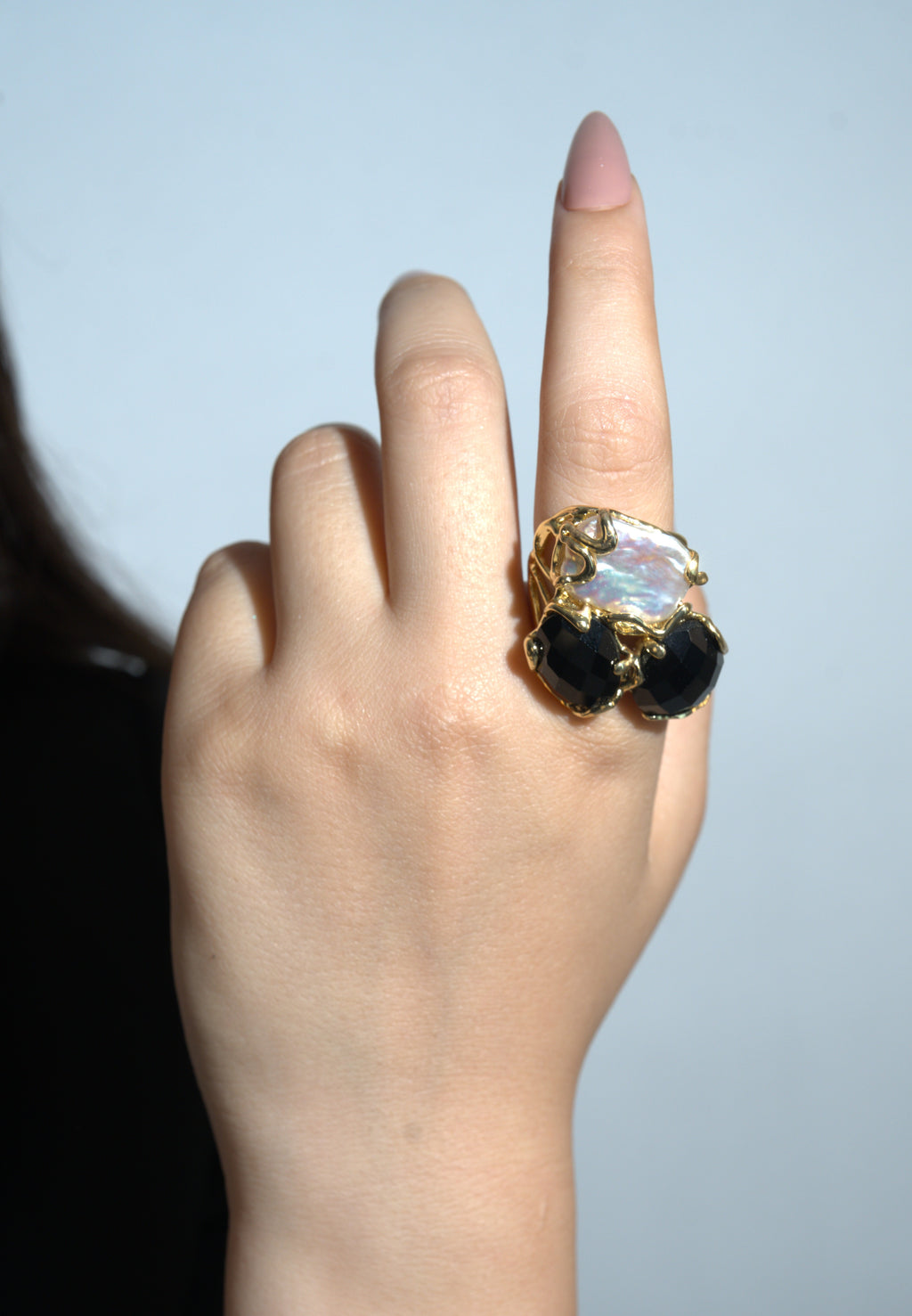 Black Pearl Ring